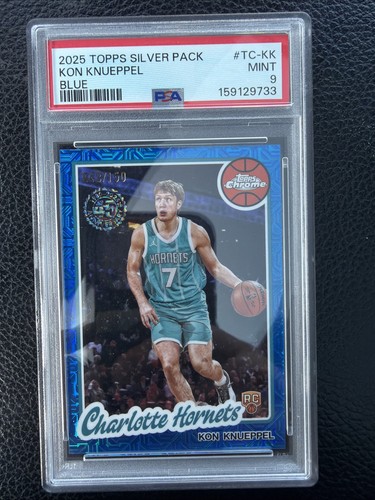 Kon Knueppel [Blue] #TC-KK 2025 Topps 1980 Chrome card