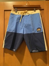 Salt Life Men's Blue, Yellow Color Block Boardshorts NWT Size 28