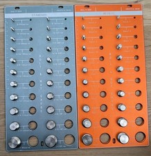 44 Nut and Bolt Thread Checker Standard and Metric Bolt Sizer and Thread Gaug...