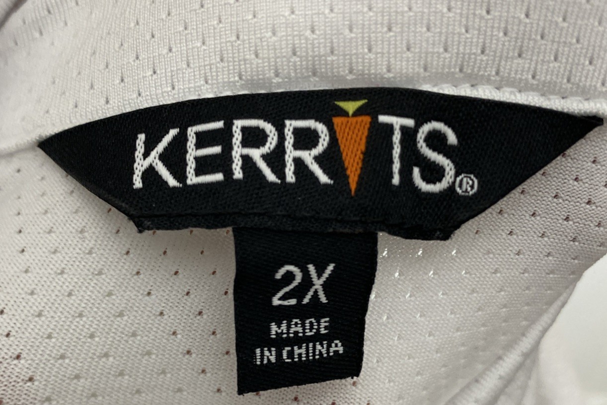 Kerrits Ice Fil 1/4 Zip Riding Shirt Womens Size 2X White Pullover Long Sleeve