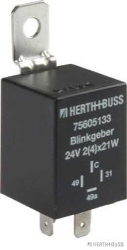 Fits HERTH+BUSS ELPARTS 75605133 Flasher Unit 75605133 Traffic indicator breake