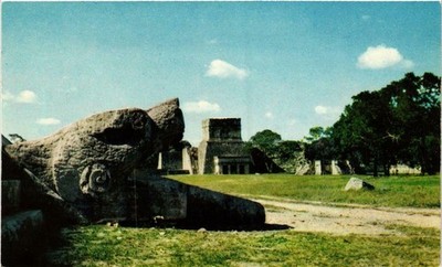 CPM CHICHEN ITZA, YUCATAN Cabeza de Serpiente Emplumada MEXIKO (649261)