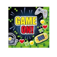 Servietten Gaming Party, 33 Cm - Neu, Partydeko