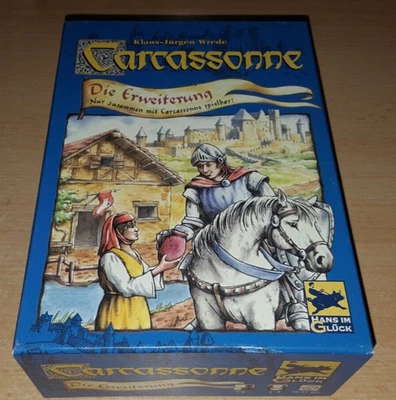 Carcassonne Die Erweiterung - Holzfiguren - Hans im Glück Spiele 2002 - Bild 1 von 4