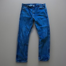 Wrangler Cowboy Cut Jeans Mens 42x34 Blue Original Fit 13MWZ Denim Rancher