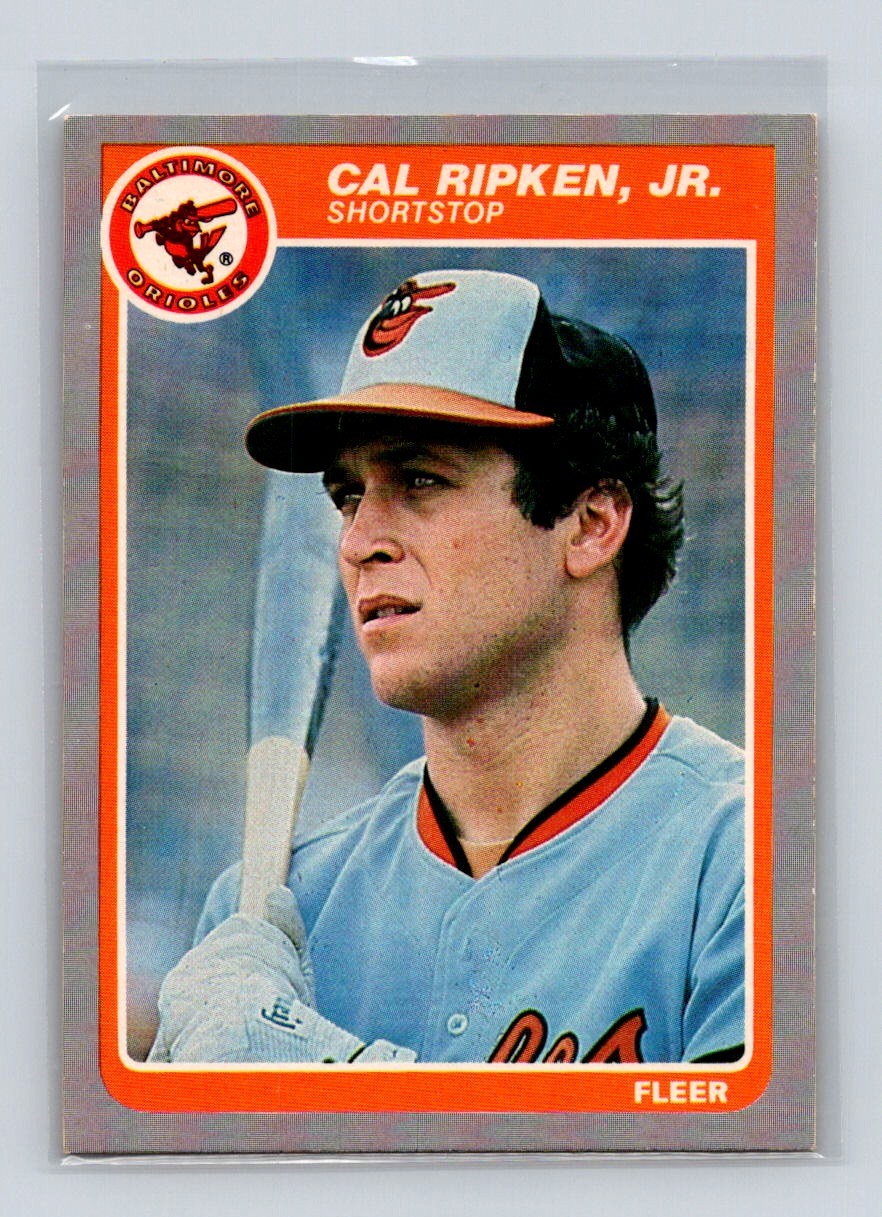 1985 Fleer #187 Cal Ripken, Jr. Baltimore Orioles