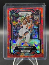 2024 Panini Prizm Draft Picks Aaliyah Edwards Red Cracked Ice #89 RC Mystics