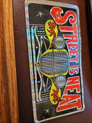 Street is Neat Hot Rod 1970 Iridescent Drag Racing Decal