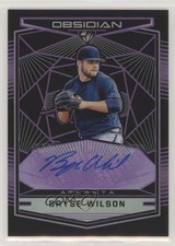 2019 Chronicles Obsidian Electric Etch Purple Prizm 60/99 Bryse Wilson Auto 0m9