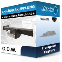 für Peugeot Expert 06.2016-Jetzt G.D.W. AnhäNgerkupplung Starr AHK