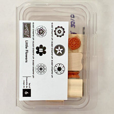 STAMPIN' UP 115020 Little Flowers Mounted Rubber Stamp Set