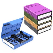 ORICO 5-Pack Hard Drive Carrying Case Protective Box for 3.5/2.5 Inch SSD HDD...