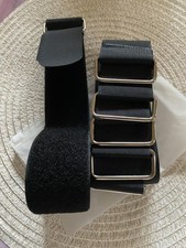 24 Inch Reusable Hook And Loop Cinch Straps 6 Pack Heavy Duty Cable Tie Black US