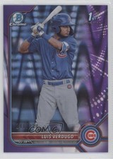 2022 Bowman Chrome Prospects Purple RayWave Refractor 140/250 Luis Verdugo 7fq