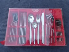Vintage German 24 Piece NIROSTA Stainless Steel Cutlery Set - Looks Unused