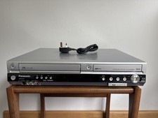 Panasonic DMR-EZ45V VHS DVD Recorder Silver Working. Good Condition. No Remote.