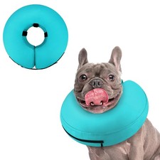 Supet Inflatable Dog Cone Collar Alternative After Surgery, Doggie Neck Donut...