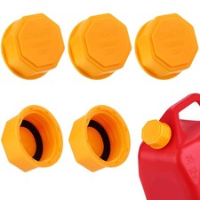 6pcs Gas Can Caps 5 Gallon Cap Replacement Universal Coarse Yellow