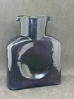 Vintage Blenko Double Spout Glass Water Bottle/Pitcher Amethyst Purple MCM