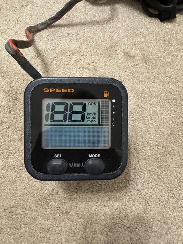 YAMAHA OUTBOARD SQUARE COMMAND LINK SPEED GAUGE 6Y8S-01 Excellent ✅🇺🇸