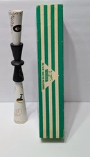 VTG Woodpecker Woodware No. 515 Martini Measurer Wood Ceramic Orig Box