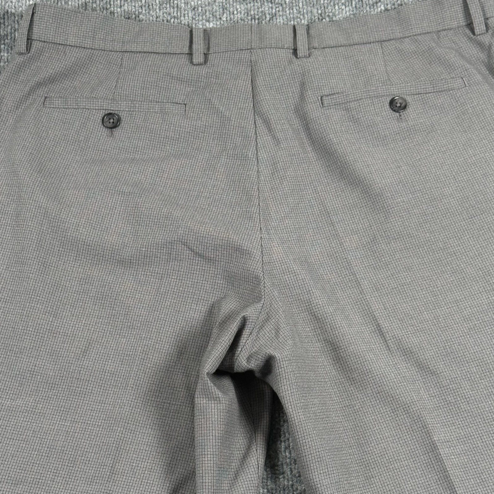 Banana Republic Pants Mens 35x32 Gray Standard Fit Dress Slacks Office Classic