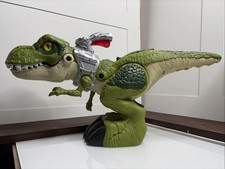 Imaginext Jurassic World Mega Mouth T-Rex Chomping Dinosaur Fisher-Price Mattel