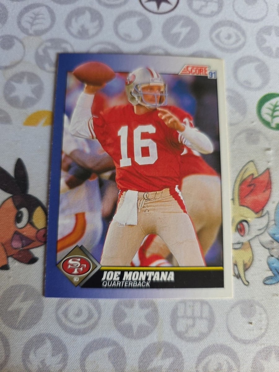 1991 Score Joe Montana San Francisco 49ers #1 Football Card | eBay