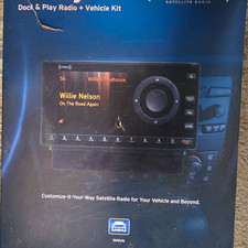 SiriusXM Onyx X Dock  Play Satellite Radio w/ Vehicle Kit FM Black XDNX1V1