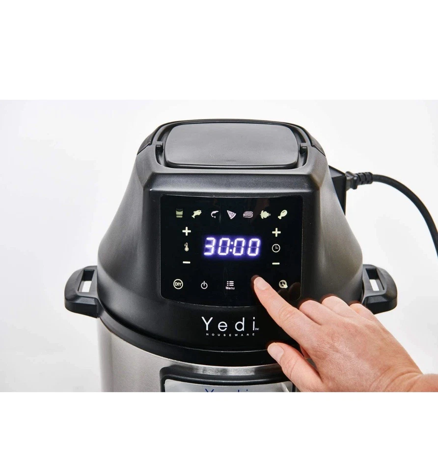 Крышка фритюрницы Yedi GV026 для скороварки мгновенного приготовления 6 л с аксессуарами - Изображение 4 из 4