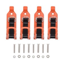 4PCS Shovel Mount for Roof Rack Metal Rubber Clamp Wall Mounting Brackets Shovel