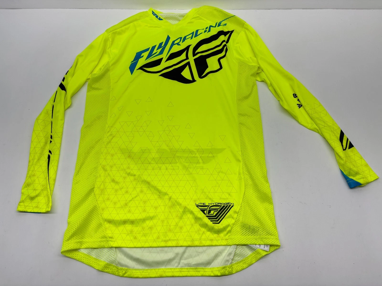 New Fly Racing Lite Hydrogen Motocross Jersey Men's Medium Yellow MX Off-Road
