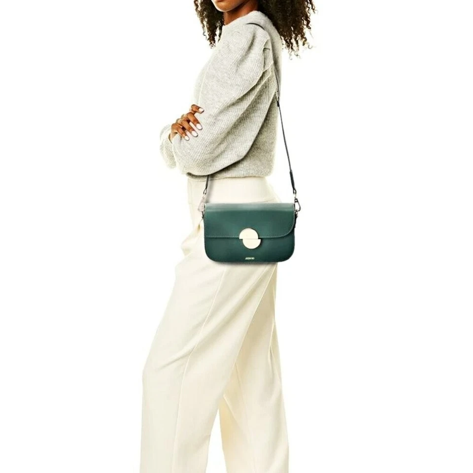 Bandolera de cuero para mujer Jason Wu Orbit en verde selva (precio de venta sugerido por el fabricante $295) Foto 3 de 4