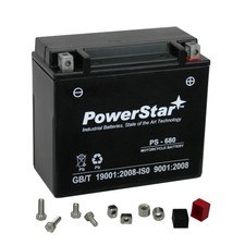 PowerStar YTX20L Battery Compatible w Harley Screamin Eagle Deuce FXSTDSE2 2004