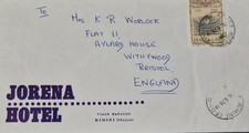 Stamp Addressed Envelope From Jorena Hotel Rimini, Postmark 20 June 1978