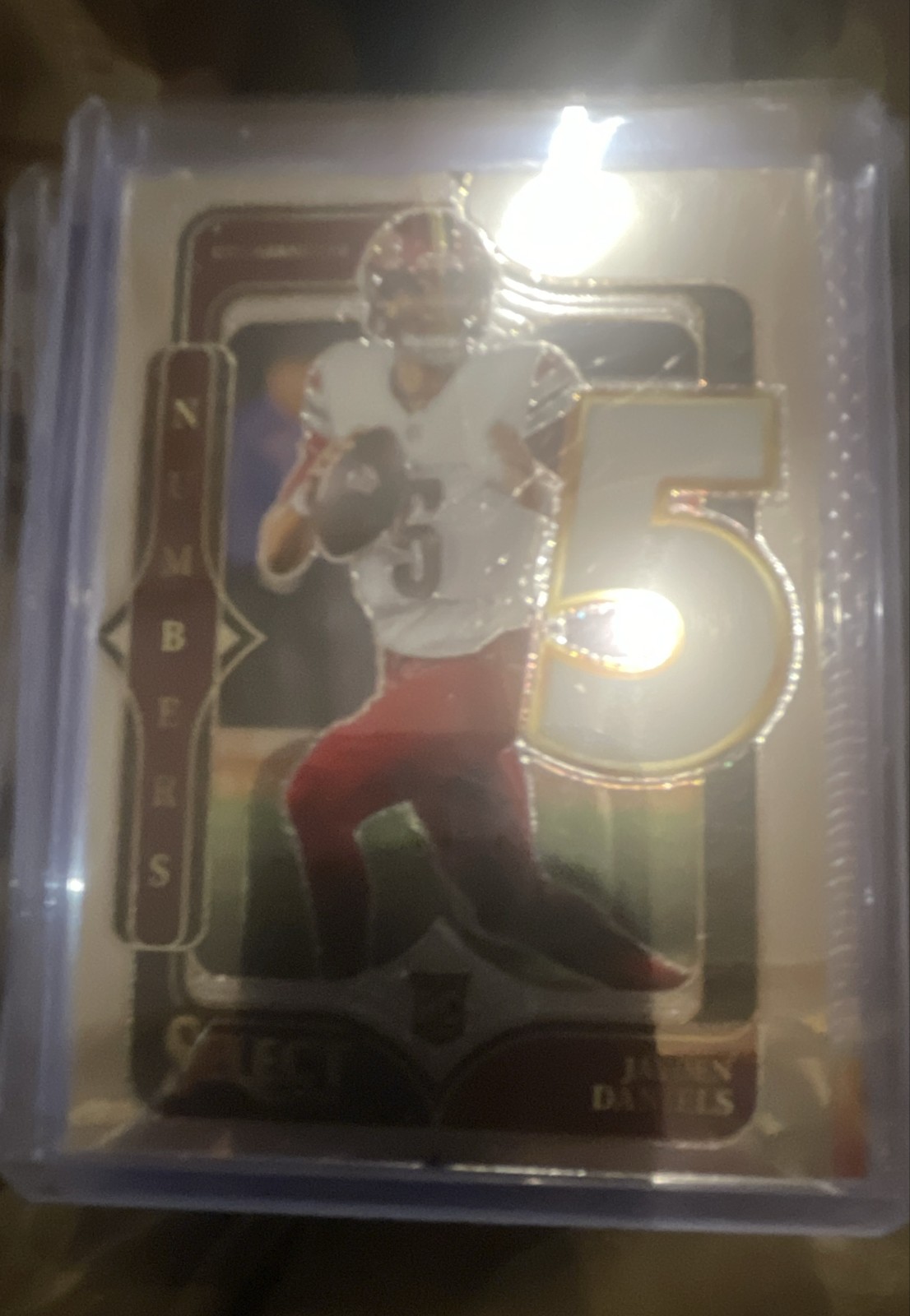 2024 Panini Select - Select Numbers Jayden Daniels #23 Silver Prizm (RC)