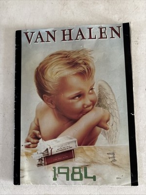 VINTAGE / VAN HALEN 1984 / TOUR POSTER /DATED 1983 /OPENS TO 35'' X  23'' / 2 SIDE