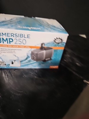Active Aqua 250 GPH Submersible Water Pump aquarium fountain hydroponics pond