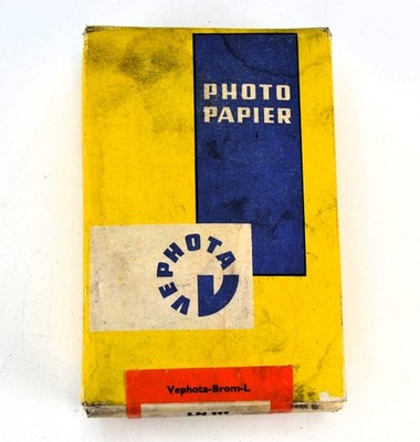 GERMAN 9x14cm EXPIRED VEPHOTA BROMO-L LN 111 CARDBOARD PHOTOPAPER PACK