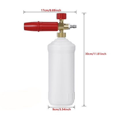 #ad For Pressure Washer Snow Foam 1L Pot Adjustable Nozzle and 14 Quick Connect $42.27