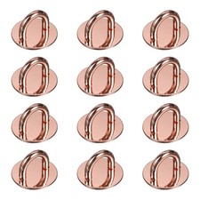 12pcs Phone Ring Holder 0.7" Adhesive Circle Phone Ring Finger Grip, Rose Gold