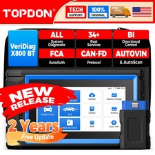2026New TOPDON VeriDiag X800BT Bidirectional Scanner Full System Diagnostic Tool