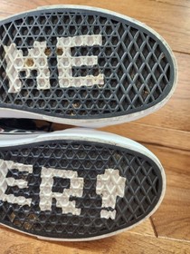 VANS Nintendo NES Controller "GAME OVER" High Top Lace Up Sneakers Men's Size 11