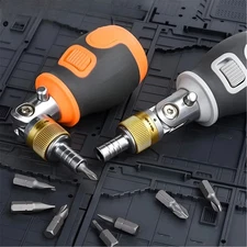 8 in 1 Mini Ratchet Screwdriver Magnetic Bits MultiPocket Portable Screw Driver