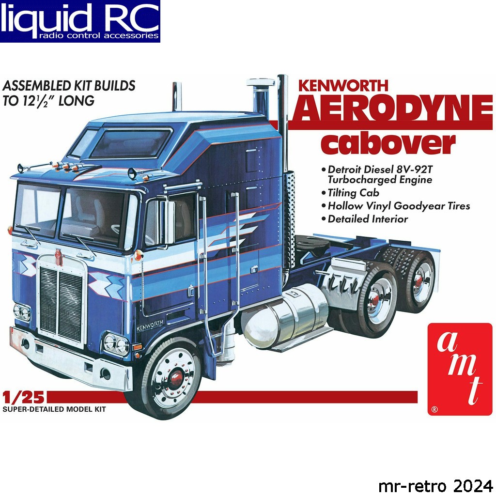 AMT 1463 1/25 Kenworth Aerodyne Cabover Plastic Model Kit