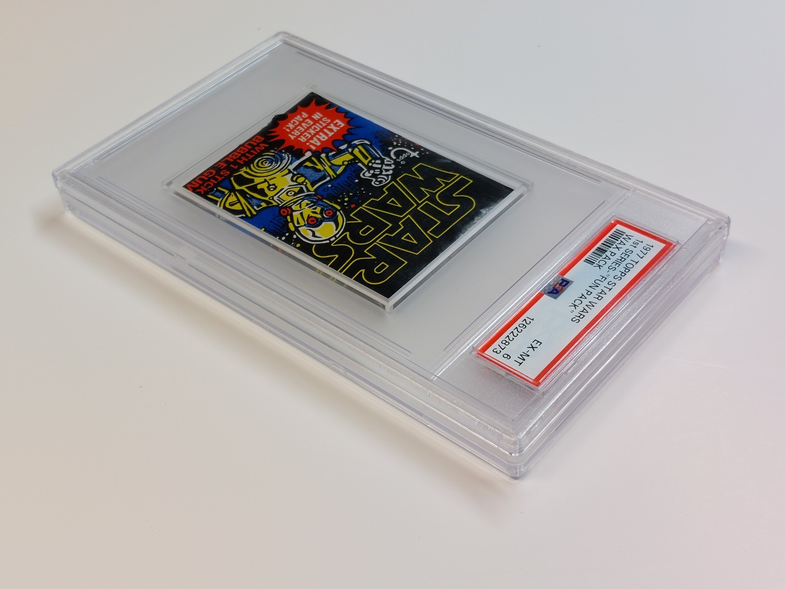 1977 Topps Star Wars 1st Series Wax Fun Pack PSA 6, Rare 4-Card. Freshly Graded! view 4