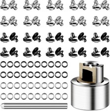 40 Sets Boots Hook Lace Buckles Speed Eyelets Hooks for Silver, Black