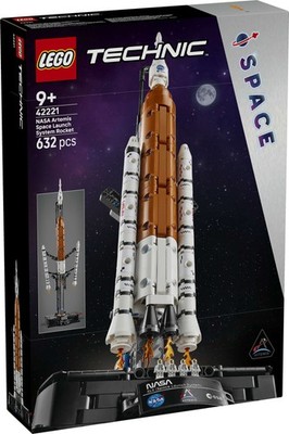 LEGO  Technic NASA Artemis SLS-Schwerlastrakete 632 Teile 42221
