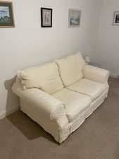 Cream Fabric 2 Seater Sofa