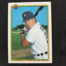 Travis Fryman 1990 Bowman Rookie Card #360 MLB Detroit Tigers. rookie card picture